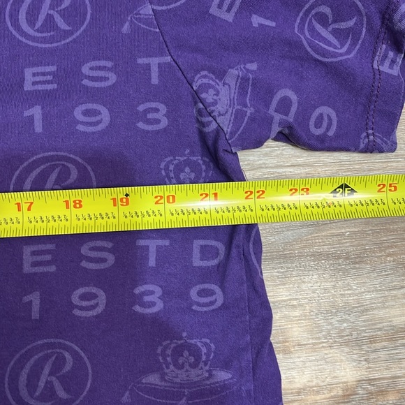 Hiphic Purple Crown Royal short sleeve T-shirt size large - Picture 5 of 8